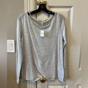 NWT Banana Republic Gray Long Sleeve Shirt